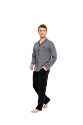 MOD Men Button Up Pajama Set